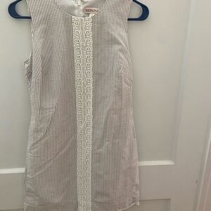 Gray Merona seersucker dress